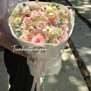 bó hoa mix tulip