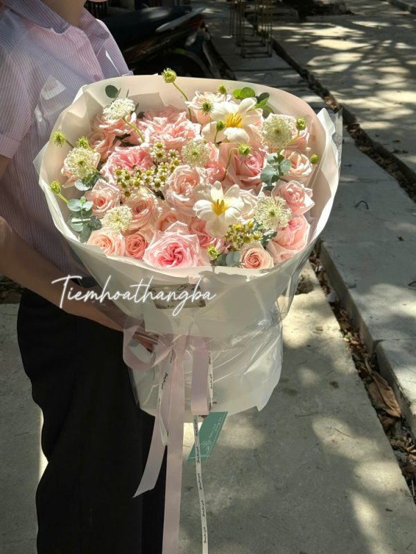 bó hoa mix tulip