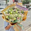 bó hoa sen trắng mix hồng