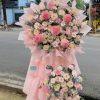 kệ hoa tone hồng