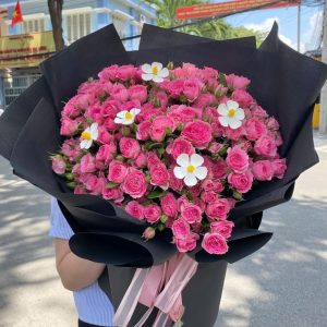 bó hồng chùm sophia