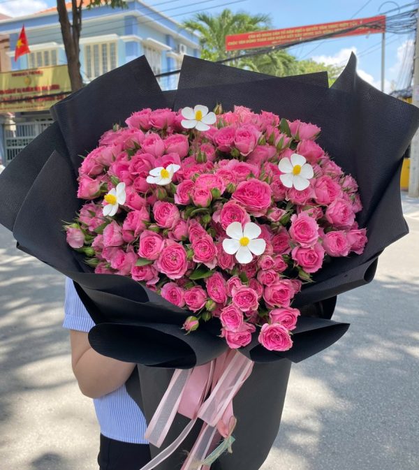 bó hồng chùm sophia