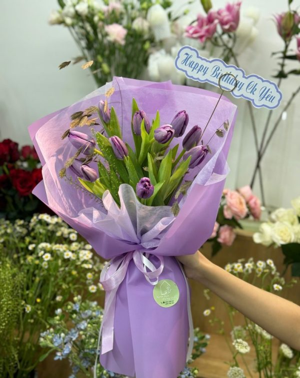 Hoa tulip tím