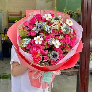 bó hoa hồng chùm sophia