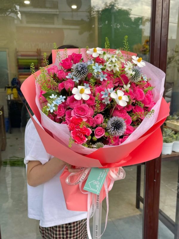 bó hoa hồng chùm sophia