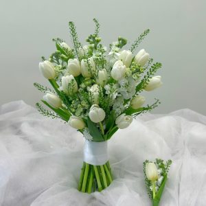 bó hoa cưới tulip
