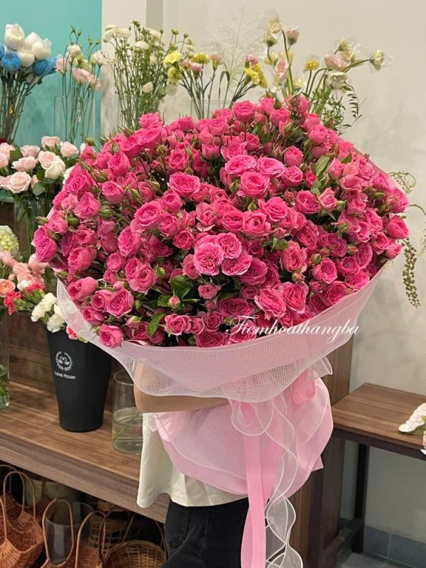 bó hoa hồng chùm sophia